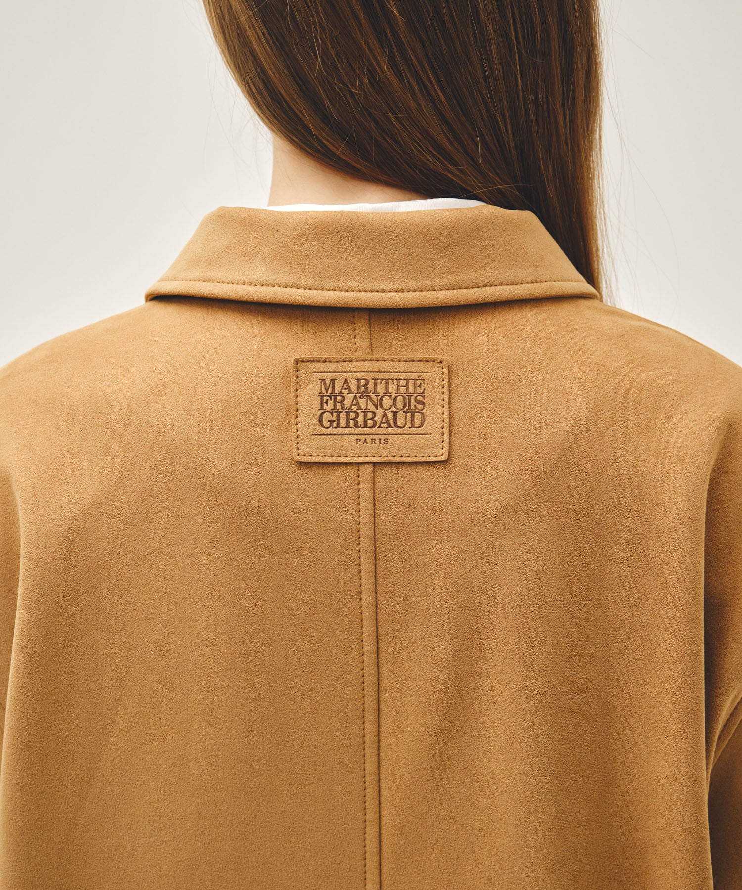 Marithe & Francois Girbaud - Faux Suede Collar Jacket (Camel) product image 4 | TRAB K-Fashion Australia