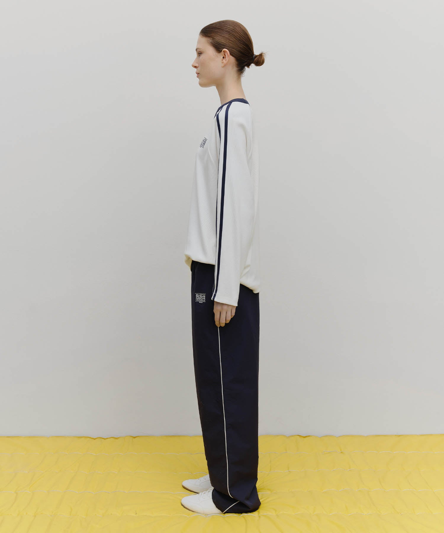 Marithe & Francois Girbaud - Marithe Sport Nylon Track Pants (Navy) product image 4 | TRAB K-Fashion Australia