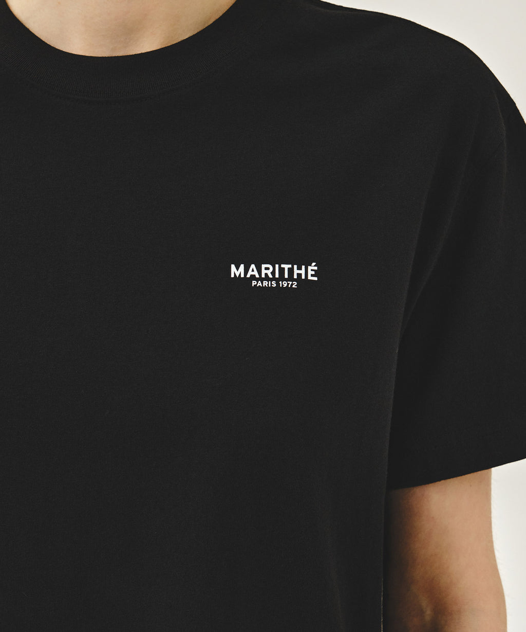 Marithe & Francois Girbaud - Small Regular Logo Tee (Black) product image 4 | TRAB K-Fashion Australia