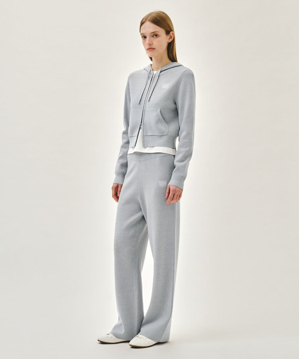Marithe & Francois Girbaud - Classic Logo Knit Pants (Heather Gray) product image 4 | TRAB K-Fashion Australia