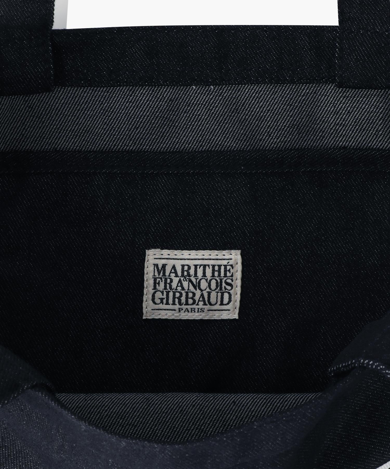 Marithe & Francois Girbaud - Classic Logo Denim Eco Bag (Dark Blue) product image 4 | TRAB K-Fashion Australia