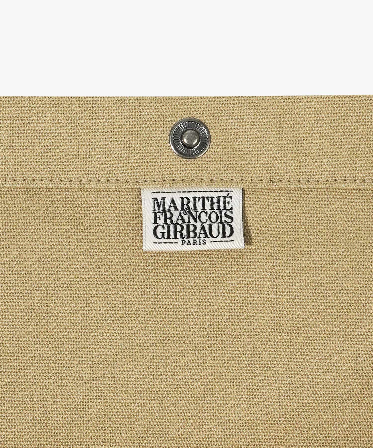 Marithe & Francois Girbaud - Flower Classic Logo One Shoulder Eco Bag (Dark Beige) product image 4 | TRAB K-Fashion Australia