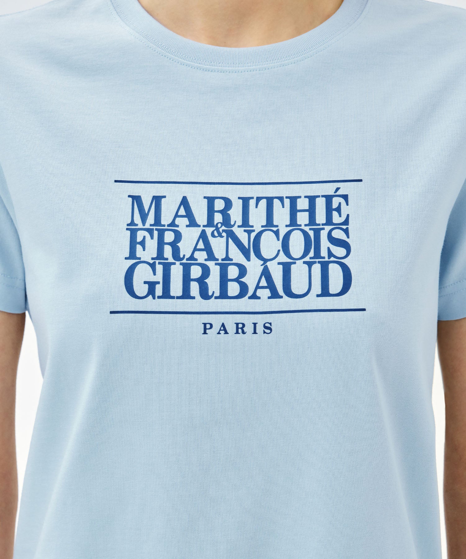 Marithe & Francois Girbaud - Classic Logo Tee (Ice Blue) product image 4 | TRAB K-Fashion Australia