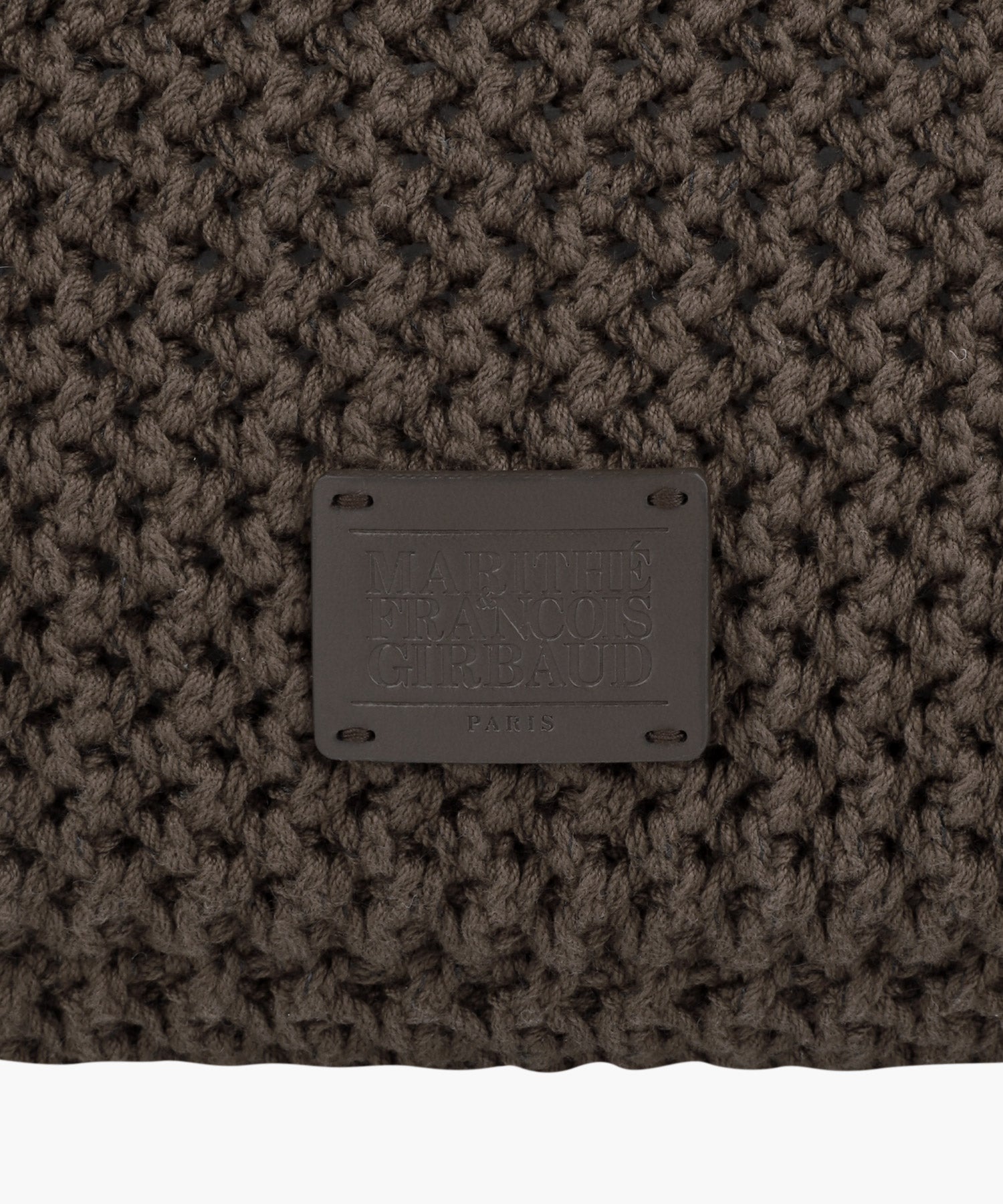 Marithe & Francois Girbaud - Classic Logo Net Shoulder Bag (Dark Brown) product image 4 | TRAB K-Fashion Australia