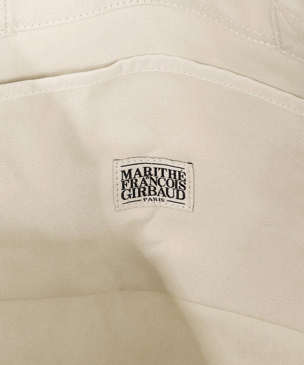 Marithe & Francois Girbaud - Classic Logo Stamp Eco Bag (Cream) product image 4 | TRAB K-Fashion Australia