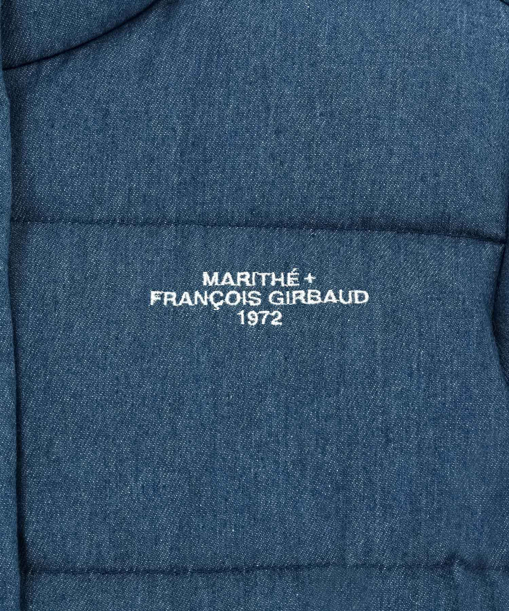 Marithe & Francois Girbaud - Denim Crop Down Jacket (Blue) product image 8 | TRAB K-Fashion Australia