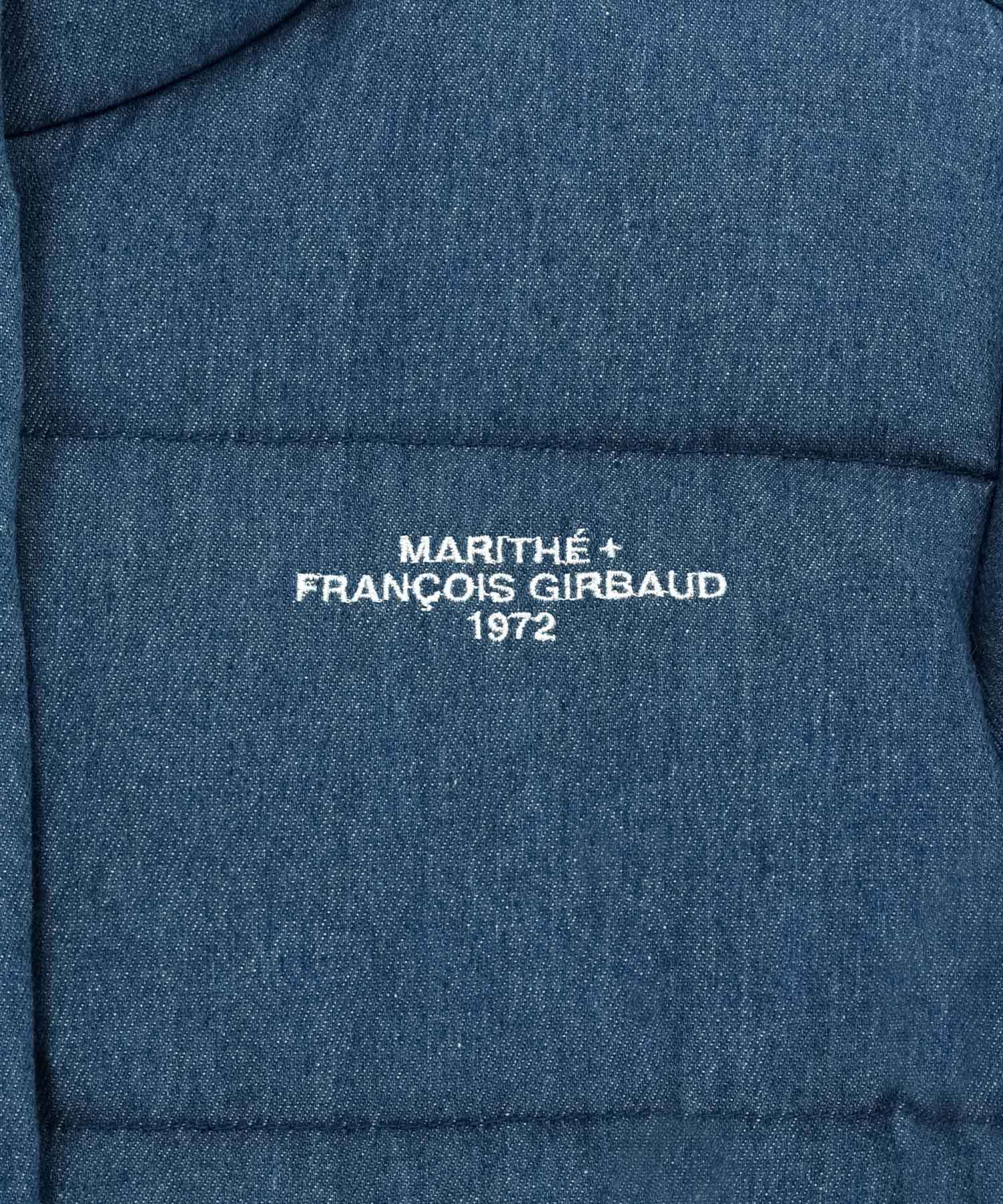 Marithe & Francois Girbaud - Denim Crop Down Jacket (Blue) product image 8 | TRAB K-Fashion Australia