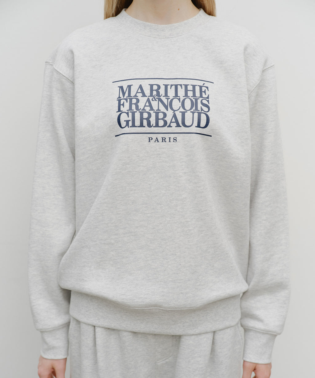 Marithe & Francois Girbaud - Classic Logo Sweatshirt (Light Heather Gray) product image 4 | TRAB K-Fashion Australia