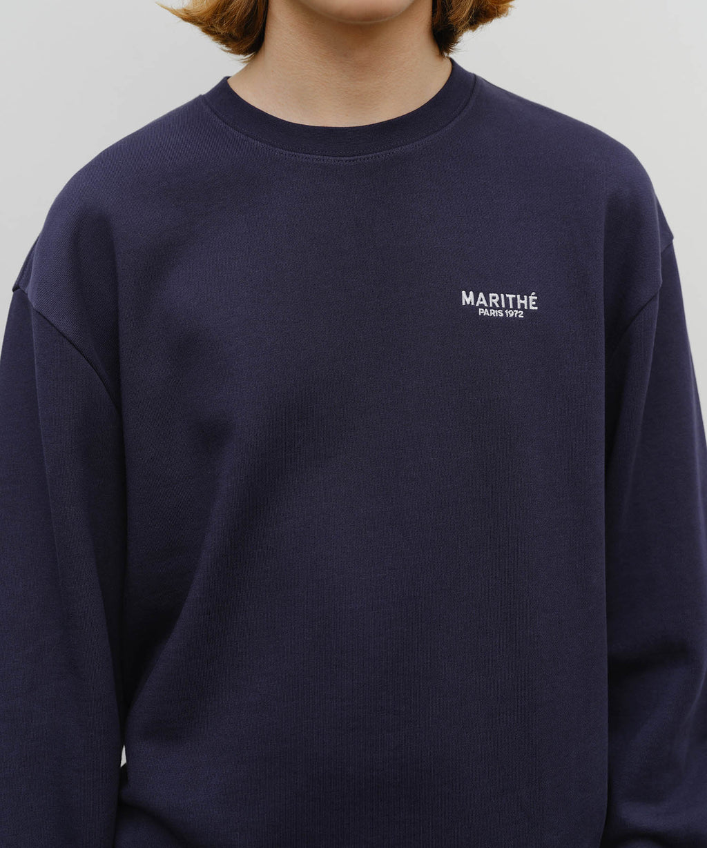 Marithe & Francois Girbaud - Regular Logo Sweat Set-up (Navy) product image 4 | TRAB K-Fashion Australia