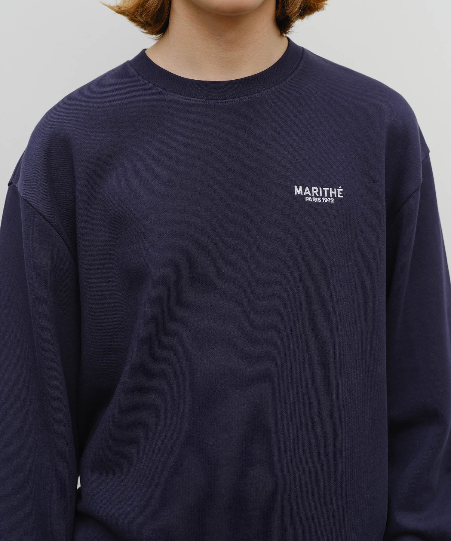 Marithe & Francois Girbaud - Regular Logo Sweat Set-up (Navy) product image 4 | TRAB K-Fashion Australia