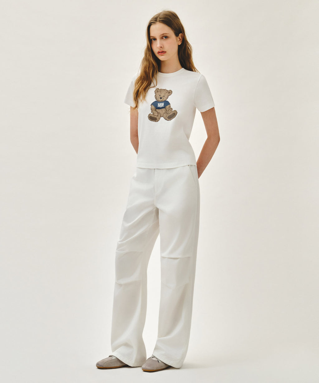 Marithe & Francois Girbaud - Summer Wide Fit Denim Pants (White) product image 7 | TRAB K-Fashion Australia