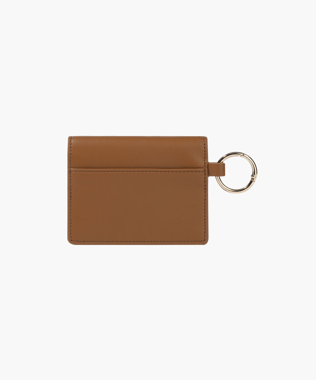 Marithe & Francois Girbaud - Regular Logo Keyring Wallet (Camel) product image 4 | TRAB K-Fashion Australia