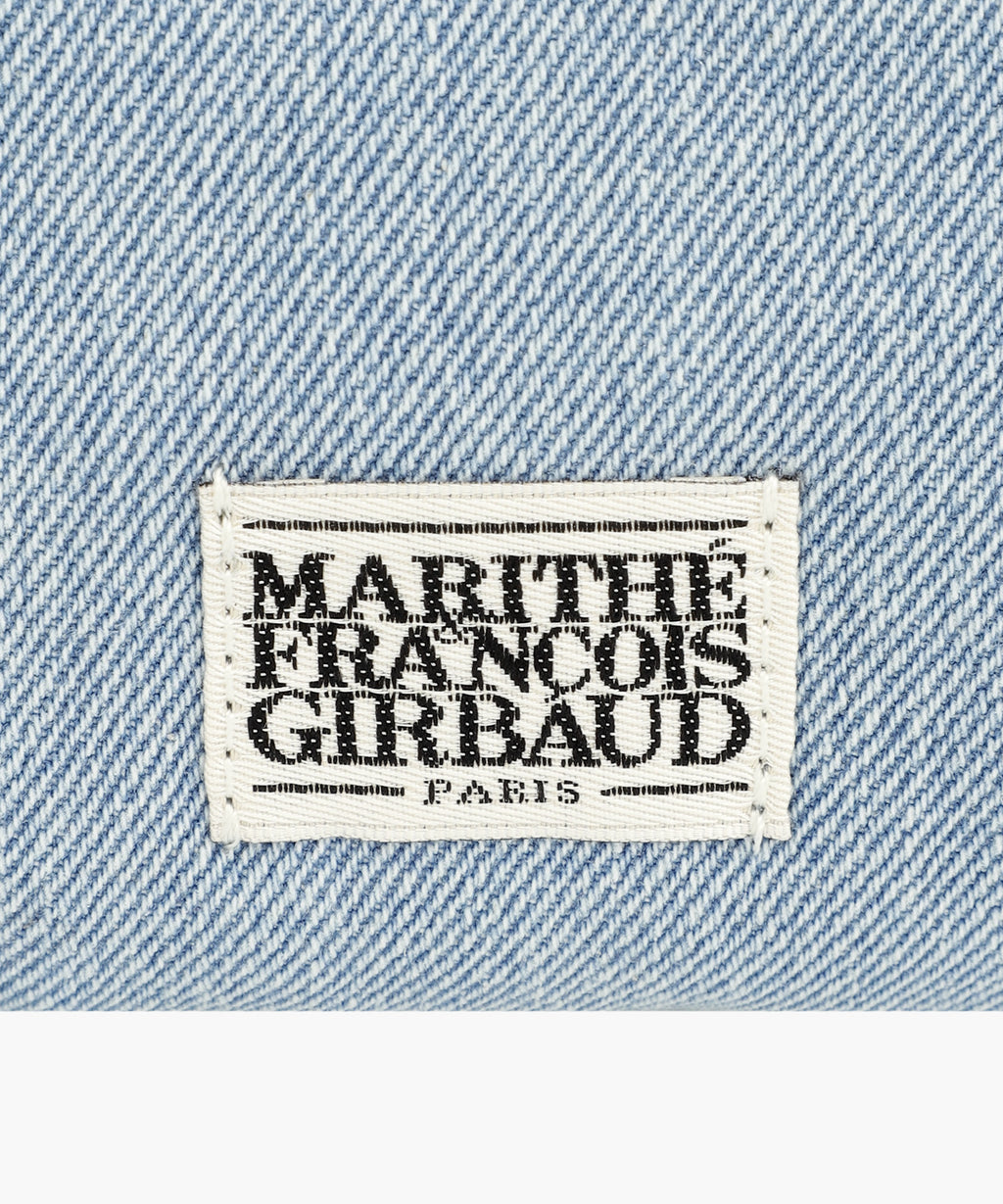 Marithe & Francois Girbaud - Classic Logo Denim Pouch (Light Blue) product image 4 | TRAB K-Fashion Australia