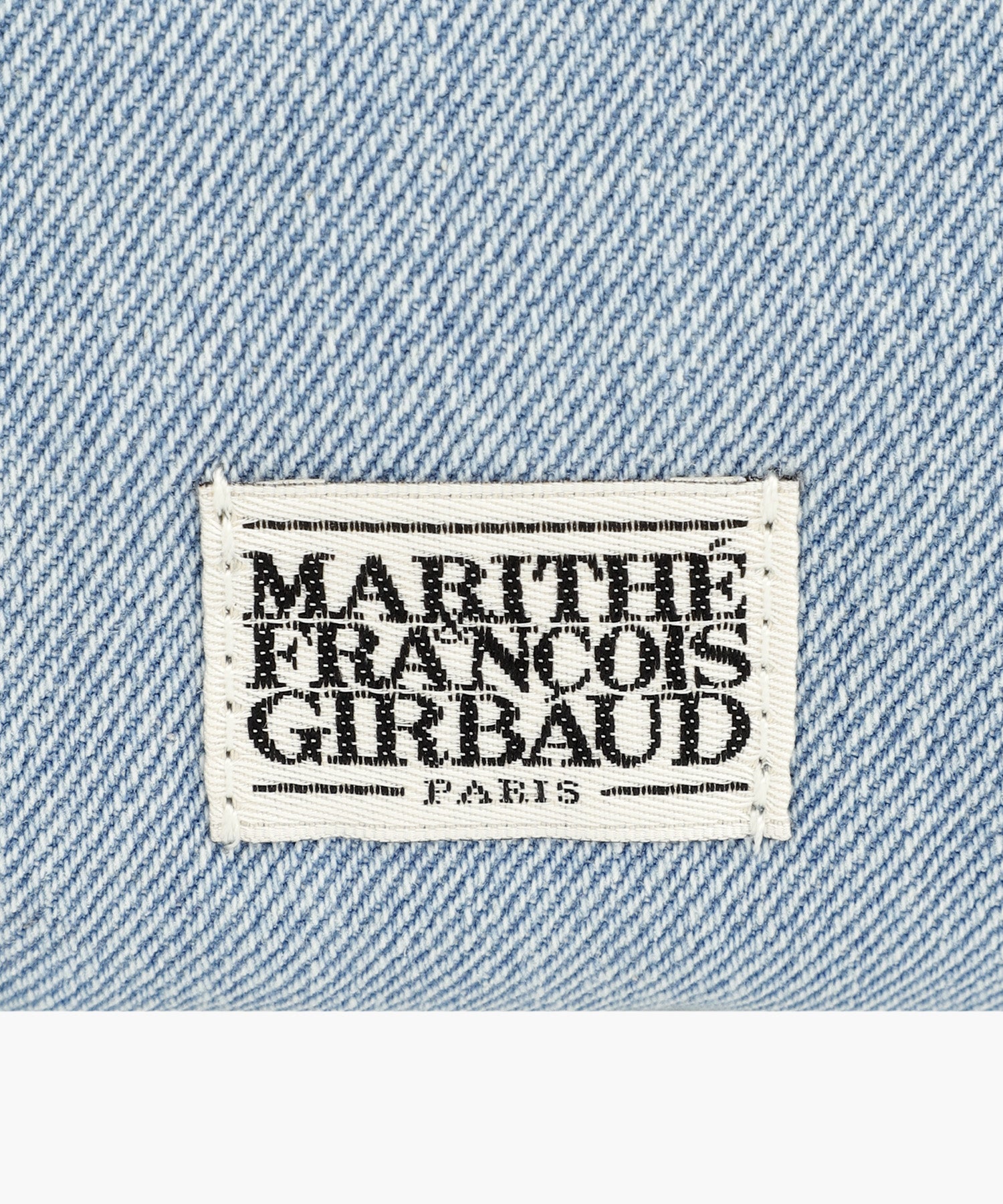 Marithe & Francois Girbaud - Classic Logo Denim Pouch (Light Blue) product image 4 | TRAB K-Fashion Australia