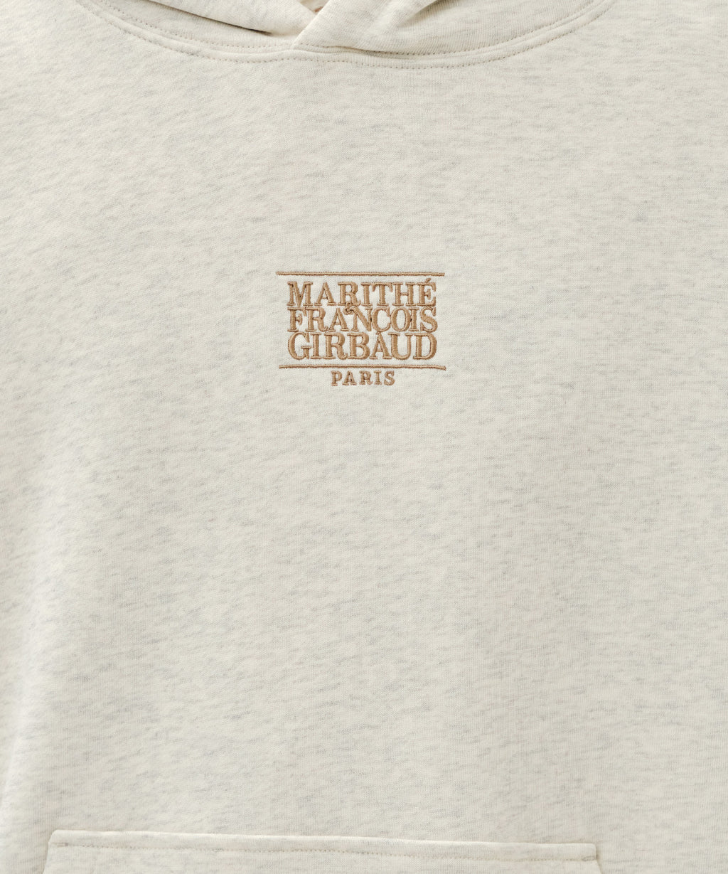 Marithe & Francois Girbaud - Small Classic Logo Hoodie (Oatmeal) product image 4 | TRAB K-Fashion Australia