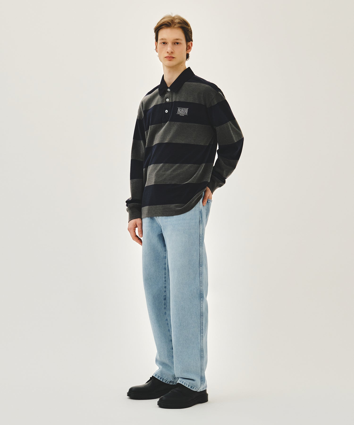 Marithe & Francois Girbaud - New M High Straight Denim Pants (Light Blue) product image 4 | TRAB K-Fashion Australia