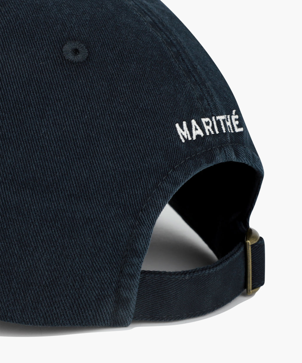 Marithe & Francois Girbaud - Reading Club Doodle Bear Cap (Navy) product image 4 | TRAB K-Fashion Australia