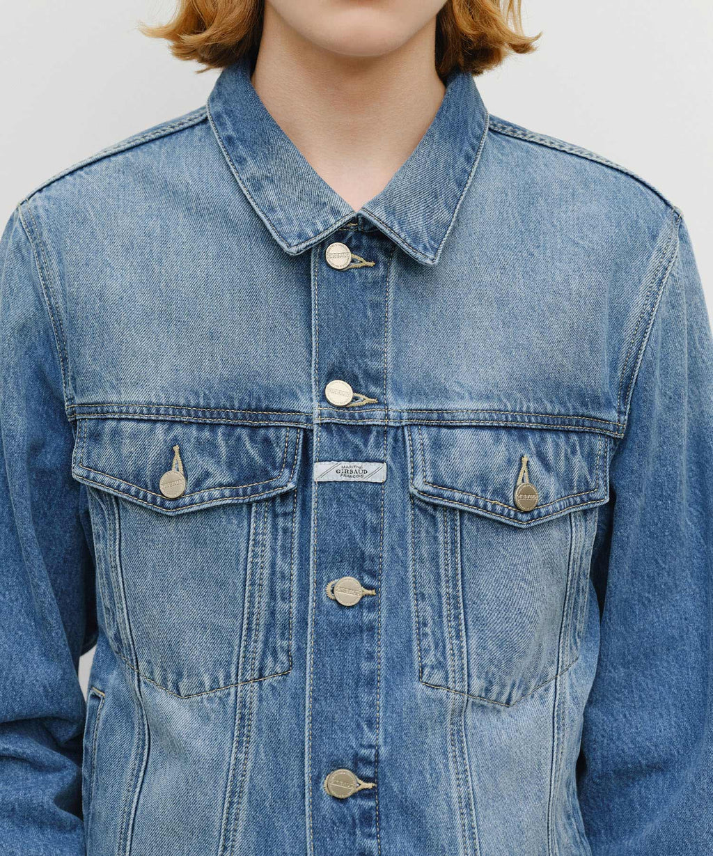Marithe & Francois Girbaud - Denim Trucker Jacket (Blue) product image 4 | TRAB K-Fashion Australia