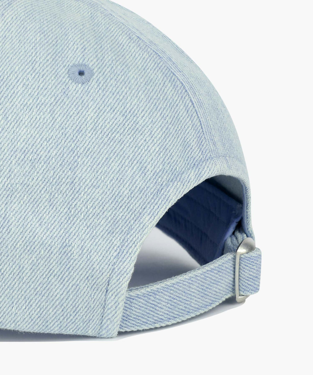 Marithe & Francois Girbaud - Denim Washing Small Classic Logo Covered Cap (Light Blue) product image 4 | TRAB K-Fashion Australia