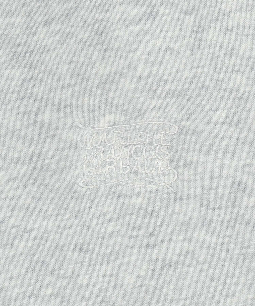 Marithe & Francois Girbaud - Drawing Classic Logo Crop Hoodie (Light Heather Gray) product image 4 | TRAB K-Fashion Australia