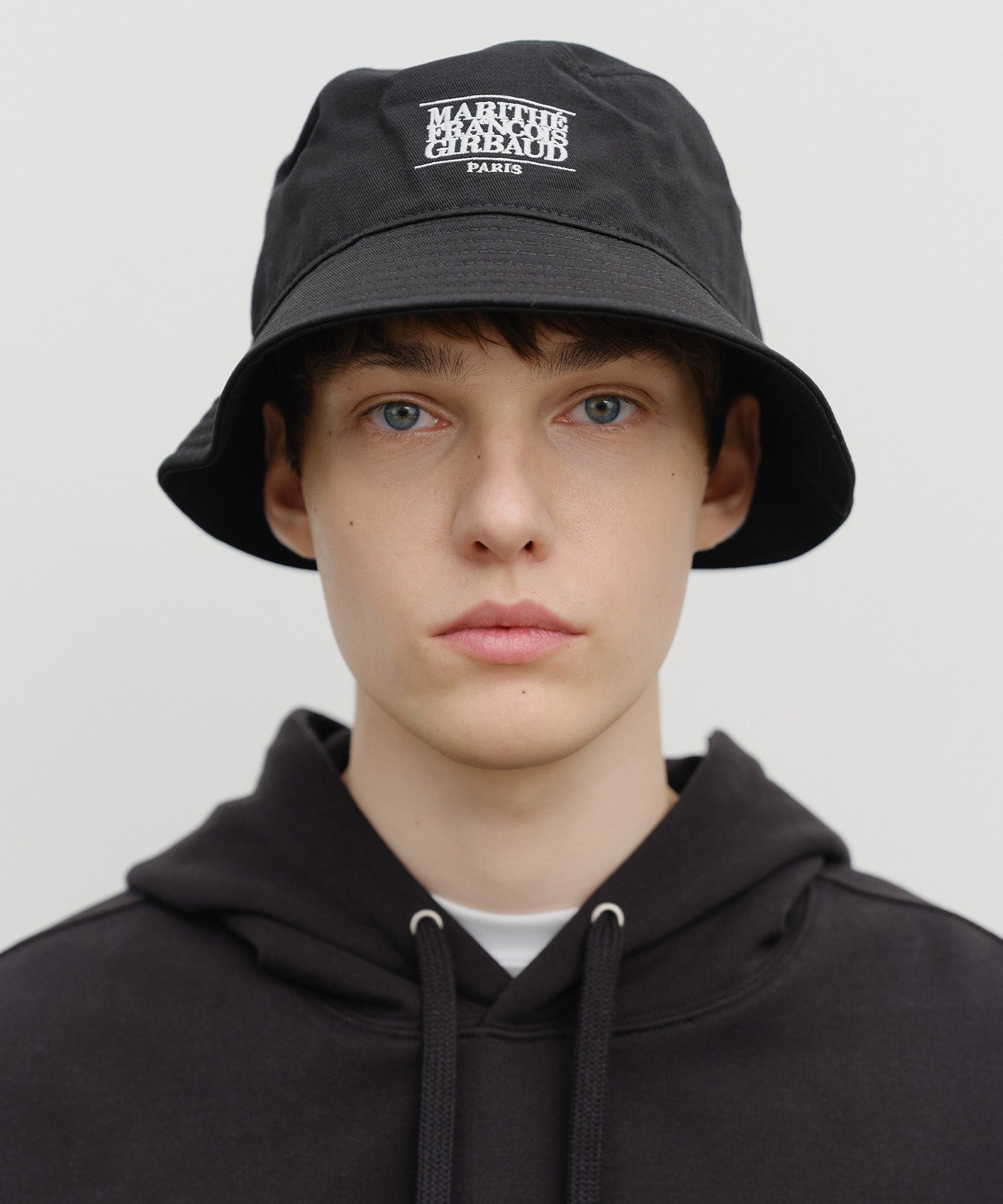 Marithe & Francois Girbaud - Classic Logo Bucket Hat (Black) product image 4 | TRAB K-Fashion Australia