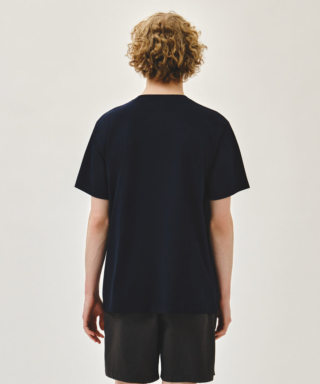 Marithe & Francois Girbaud - Logo Tee+nylon Shorts Set-up (Navy) product image 4 | TRAB K-Fashion Australia