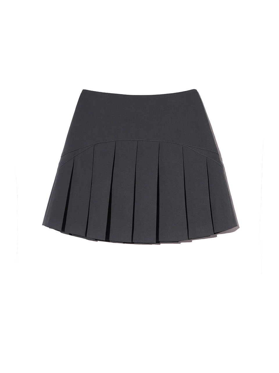 Kijun - Arc Tennis Mini Skirt (Charcoal) product image 15 | TRAB K-Fashion Australia