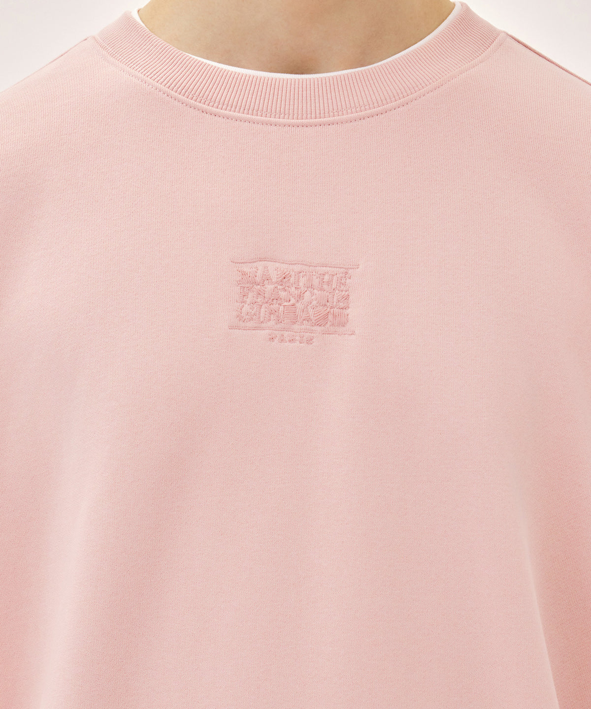 Marithe & Francois Girbaud - Drawing Classic Logo Sweatshirt (Salmon) product image 4 | TRAB K-Fashion Australia