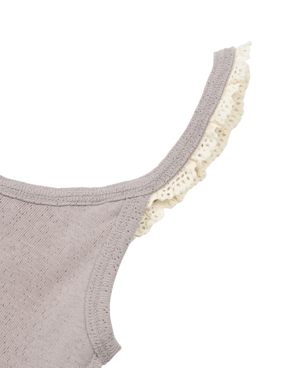 Coyseio - Vintage Puppy Lace Sleeveless (Light Purple) product image 16 | TRAB K-Fashion Australia