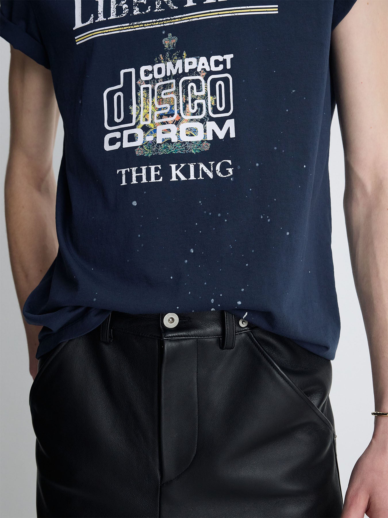 Tonywack - Distressed Libertine T-Shirt (Navy) product image 4 | TRAB K-Fashion Australia