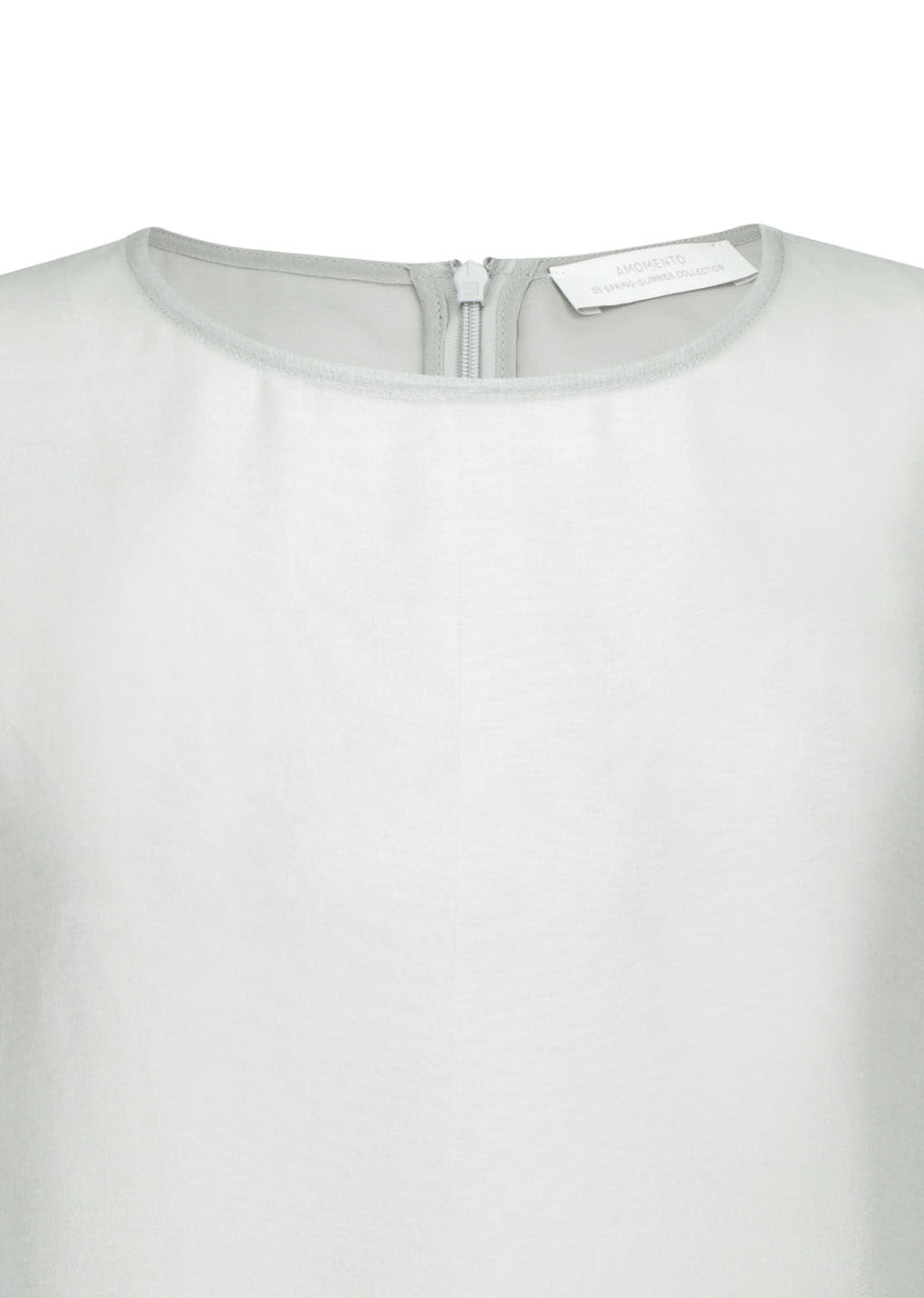Amomento - Pleated Sleeveless Dress (Grey) product image 7 | TRAB K-Fashion Australia