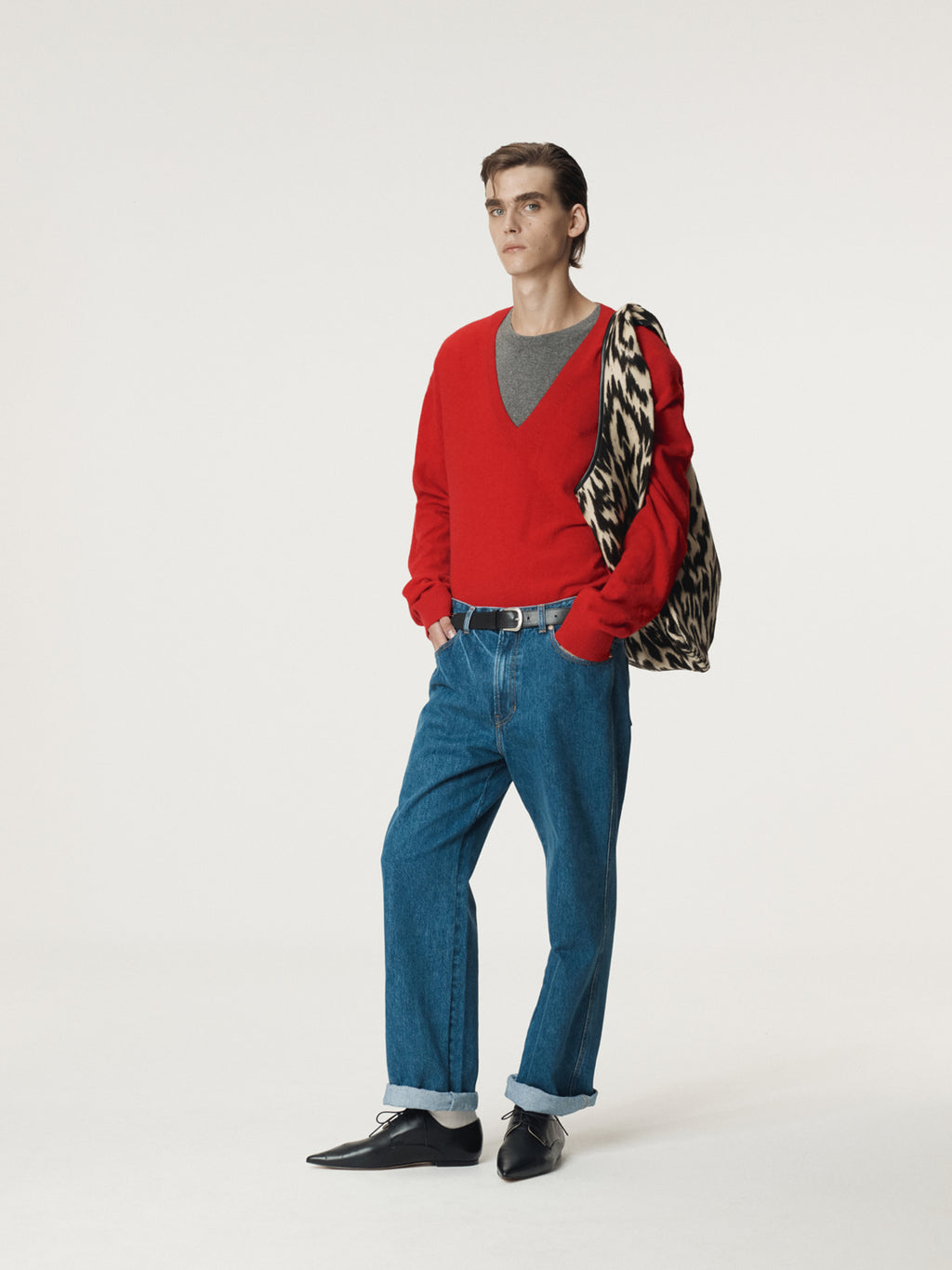 Recto - Straight Fit Denim Pants (Blue) product image 6 | TRAB K-Fashion Australia