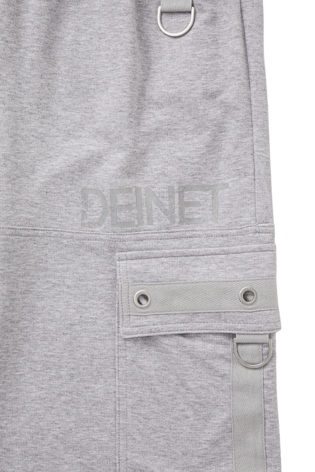 Deinet - Metal Detail Sweat Pants (Melange Grey) product image 7 | TRAB K-Fashion Australia