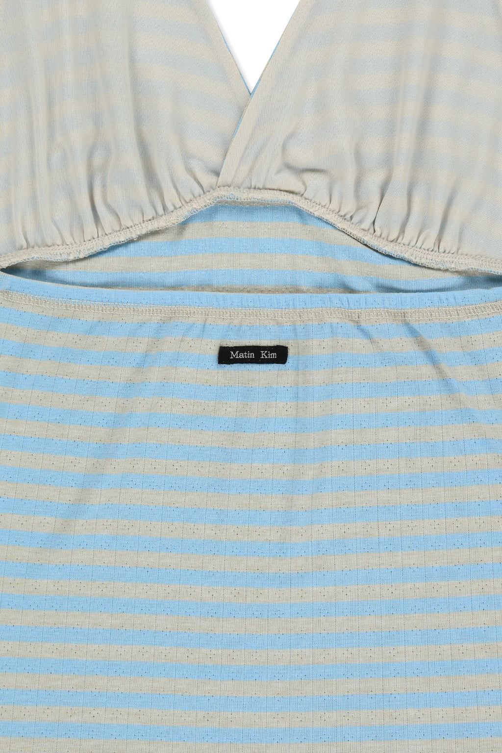 Matin Kim - Striped Halter Neck Top (Light Blue) product image 5 | TRAB K-Fashion Australia