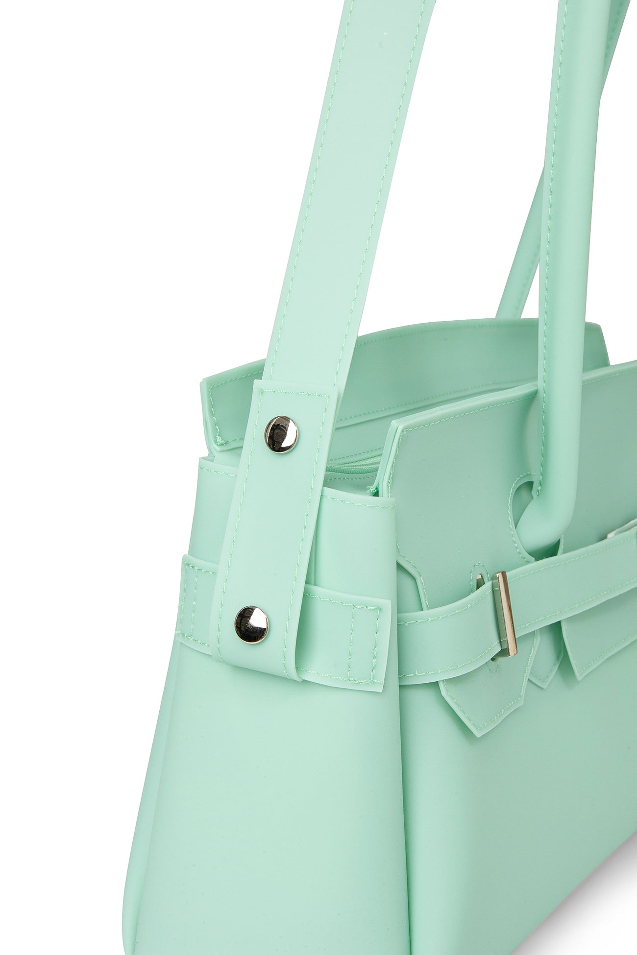 Deinet - [free Card Wallet] Jelly Two-Way Bag (Mint) product image 8 | TRAB K-Fashion Australia