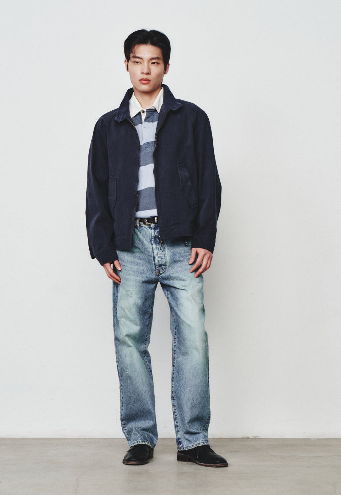 Art if acts - Garment Washed Harrington Jacket (Navy) product image 4 | TRAB K-Fashion Australia