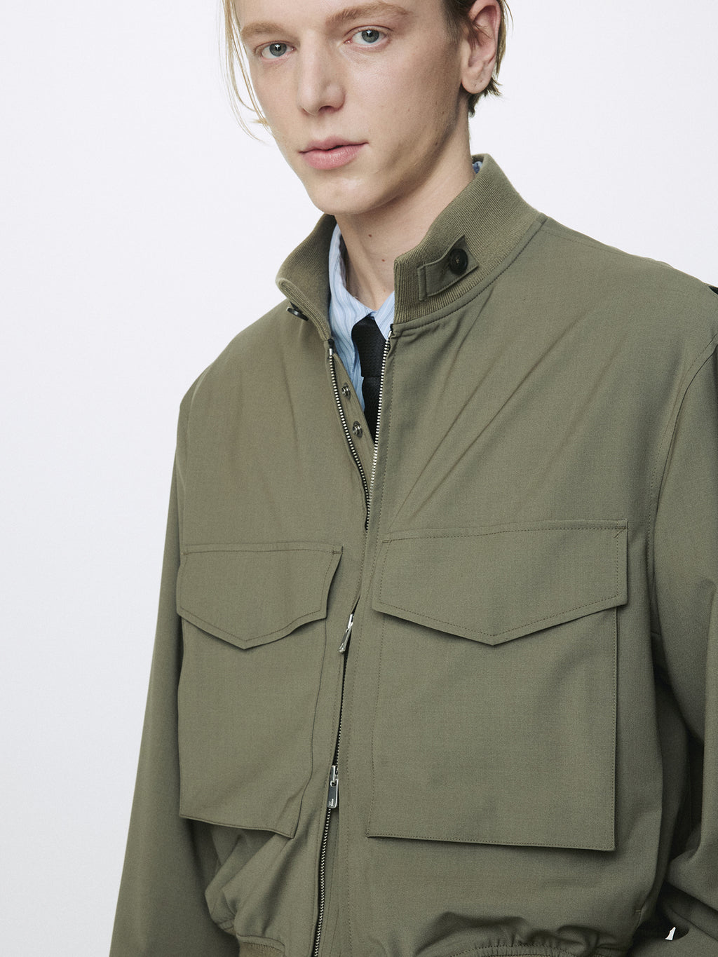 Tonywack - Light Wool Web Jacket (Olive) product image 7 | TRAB K-Fashion Australia