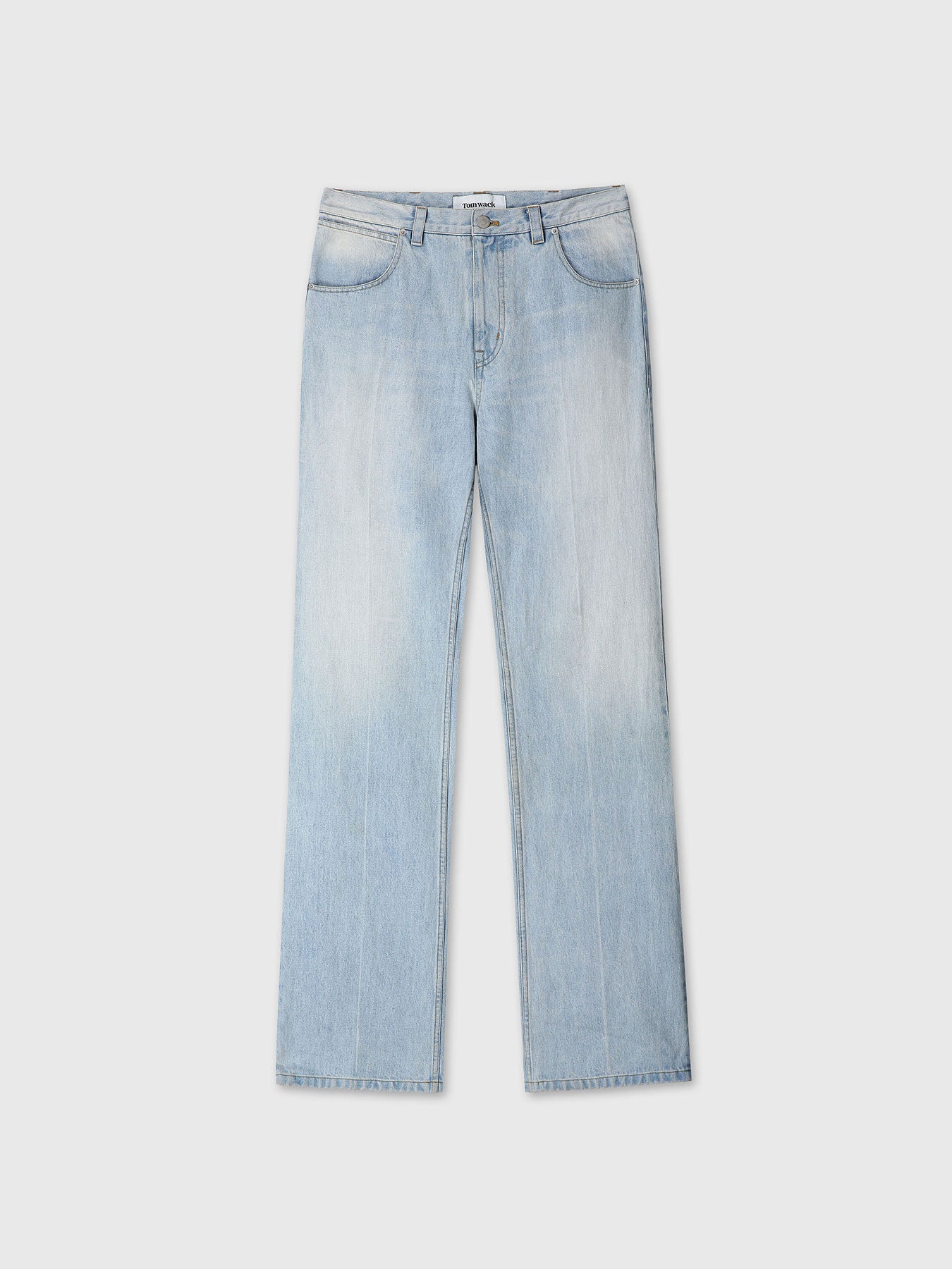 Tonywack - Flared-Leg Denim Jeans (Faded Light Blue) product image 9 | TRAB K-Fashion Australia