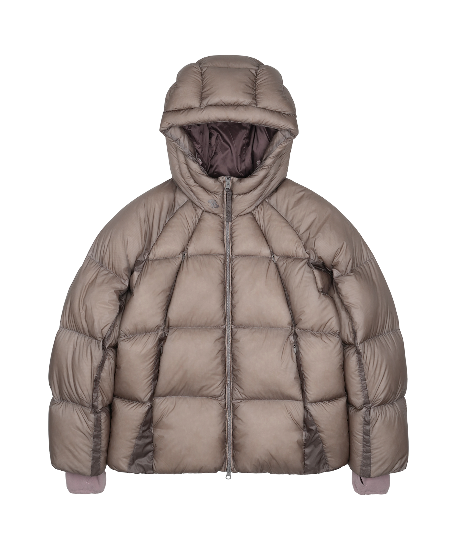 San San Gear - Shade Puffer Jacket (Ash Pink) product image 4 | TRAB K-Fashion Australia