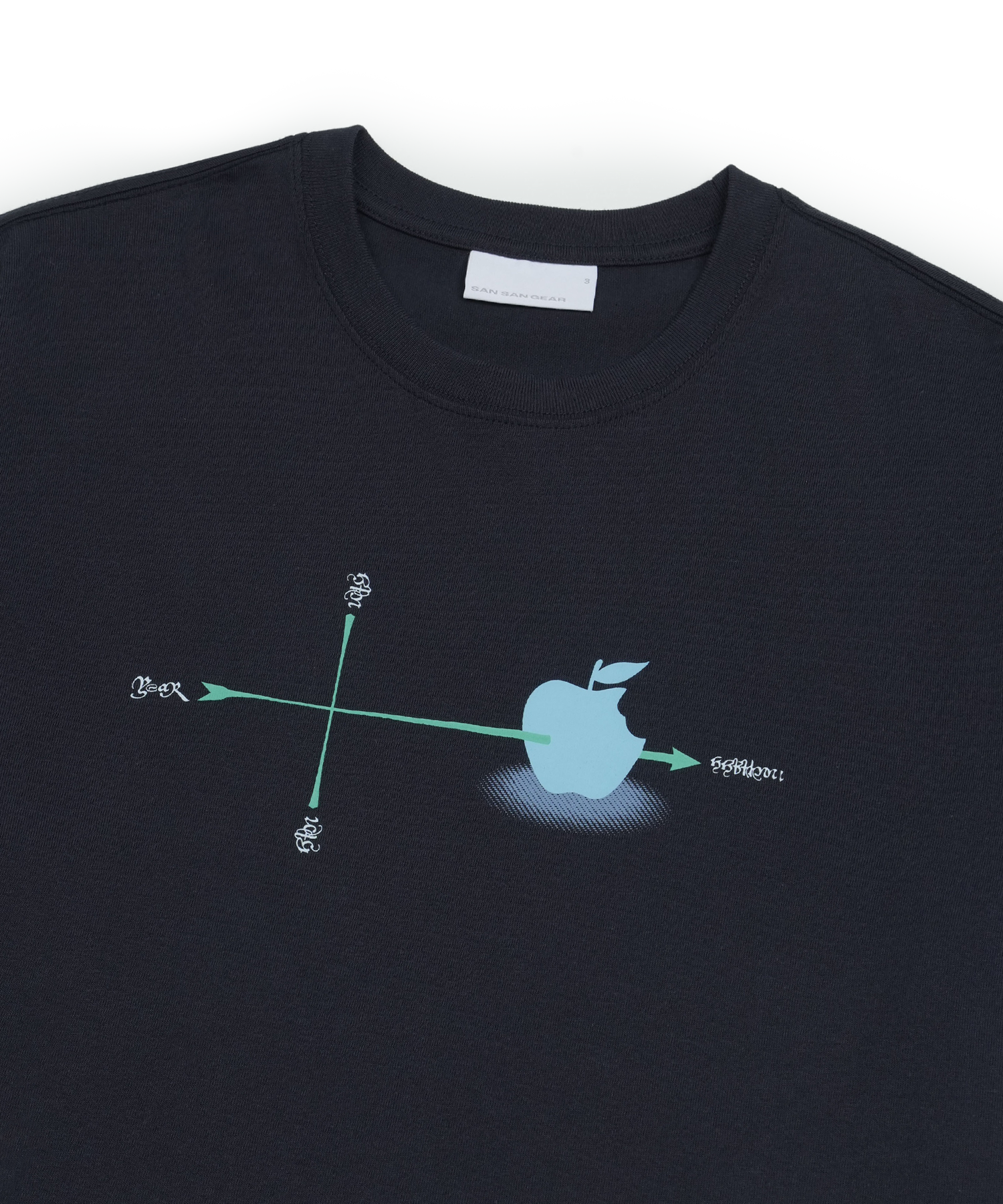 San San Gear - Pierce T-Shirt (Navy) product image 6 | TRAB K-Fashion Australia