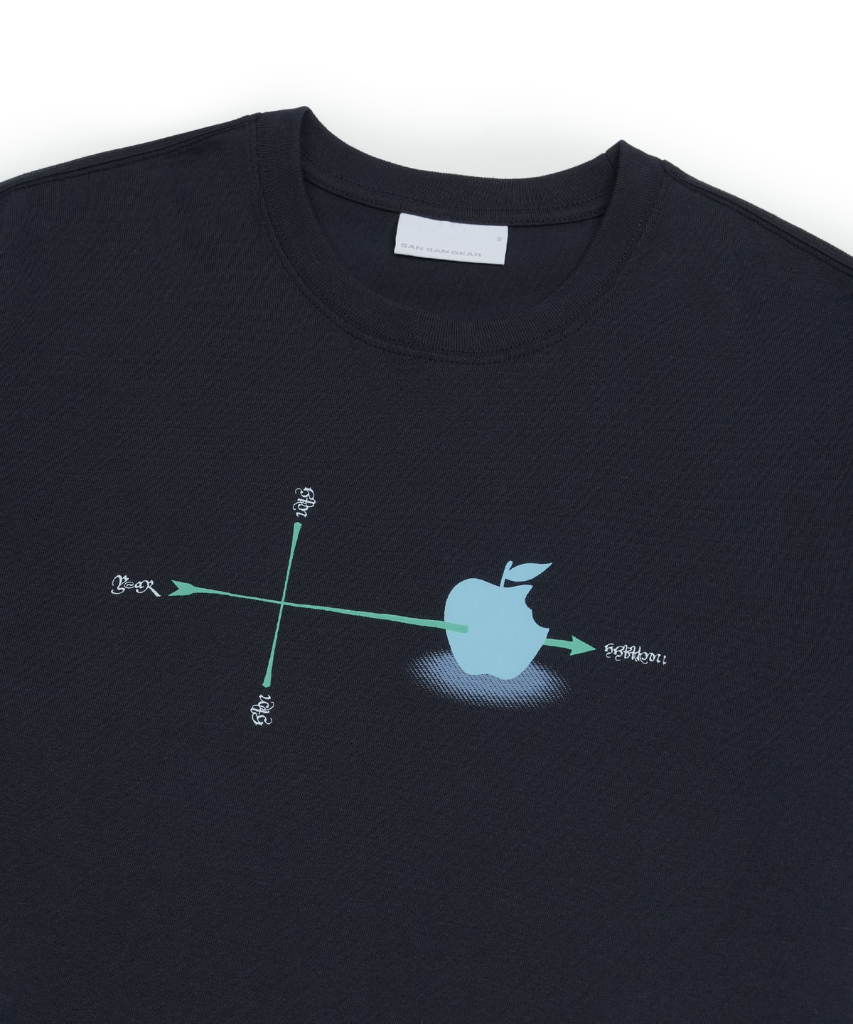 San San Gear - Pierce T-Shirt (Navy) product image 3 | TRAB K-Fashion Australia