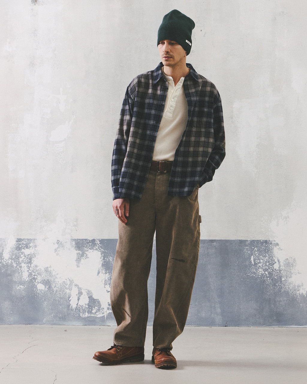 Eastlogue - Workaday Shirts (Navy & Grey Check) product image 5 | TRAB K-Fashion Australia