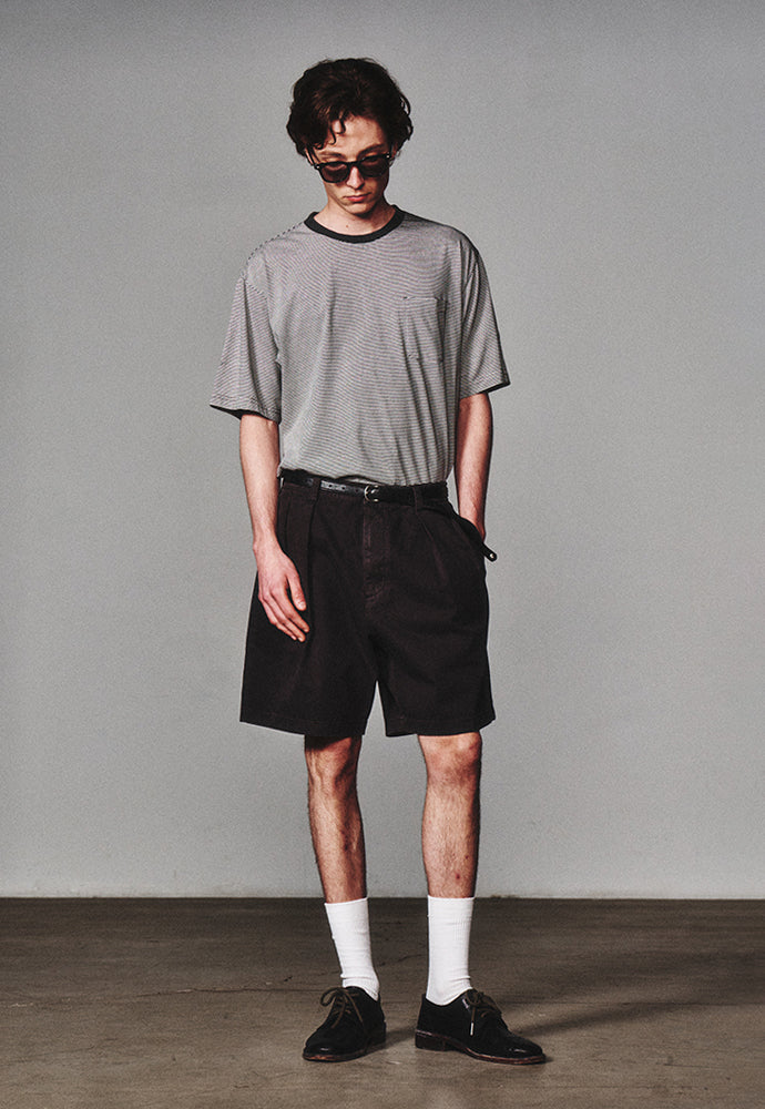 Art if acts - Washed Chino Shorts (Charcoal) product image 3 | TRAB K-Fashion Australia
