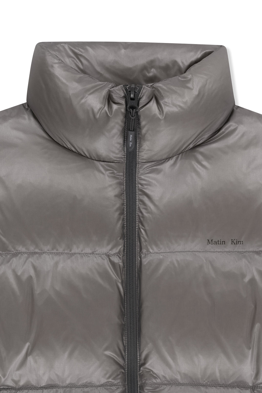 Matin Kim - Icon Logo Down Jumper (Light Grey) product image 3 | TRAB K-Fashion Australia