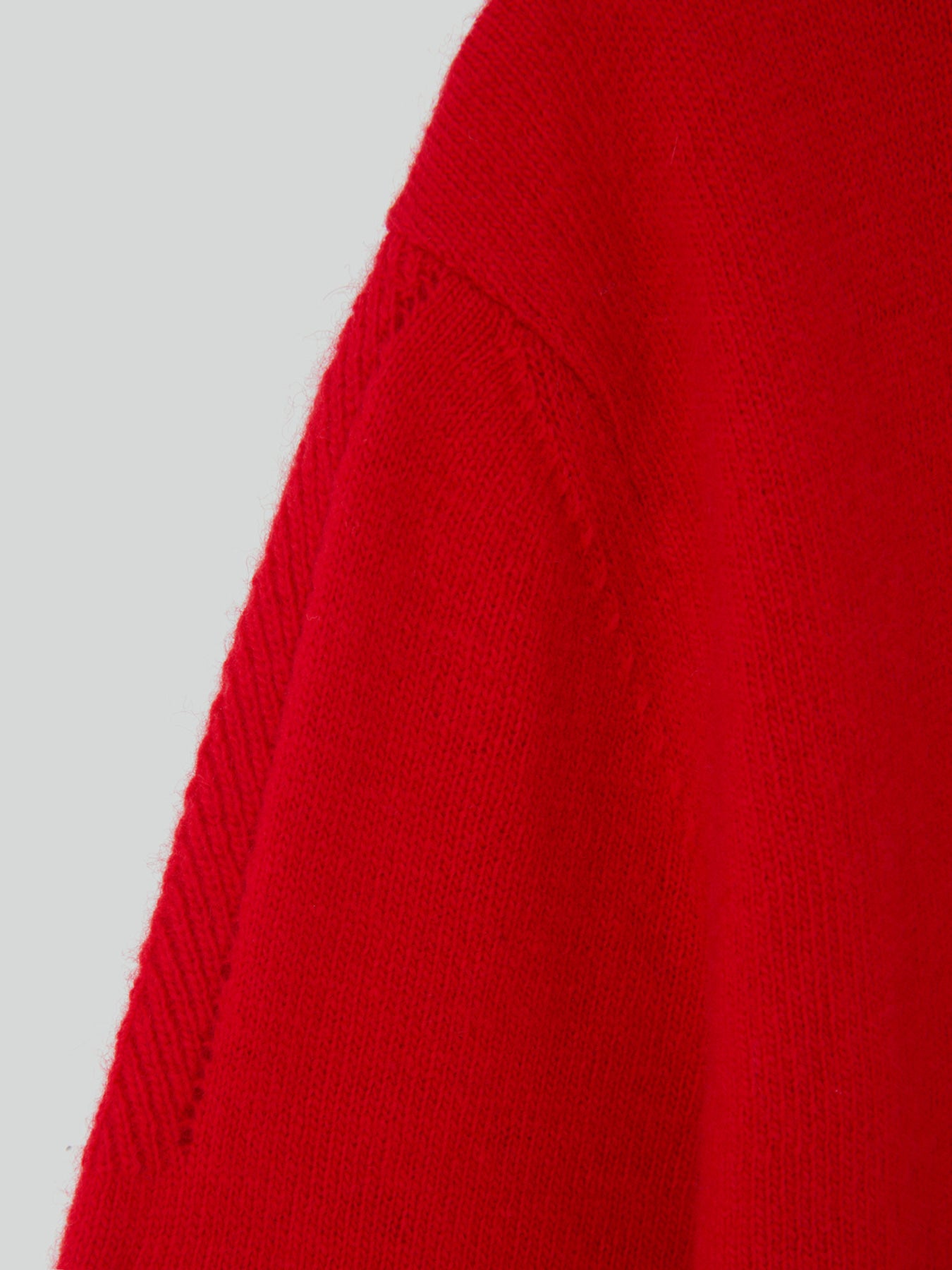Recto - Contrast Layered V-Neck Knit Top (Red) product image 11 | TRAB K-Fashion Australia