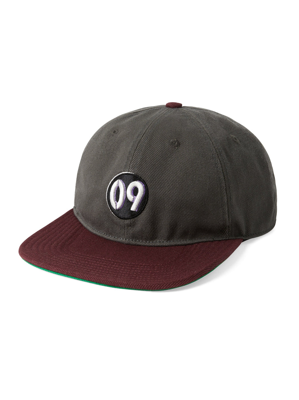 thisisneverthat - 09 Snapback Cap (Charcoal/Burgundy) product image 1 | TRAB K-Fashion Australia