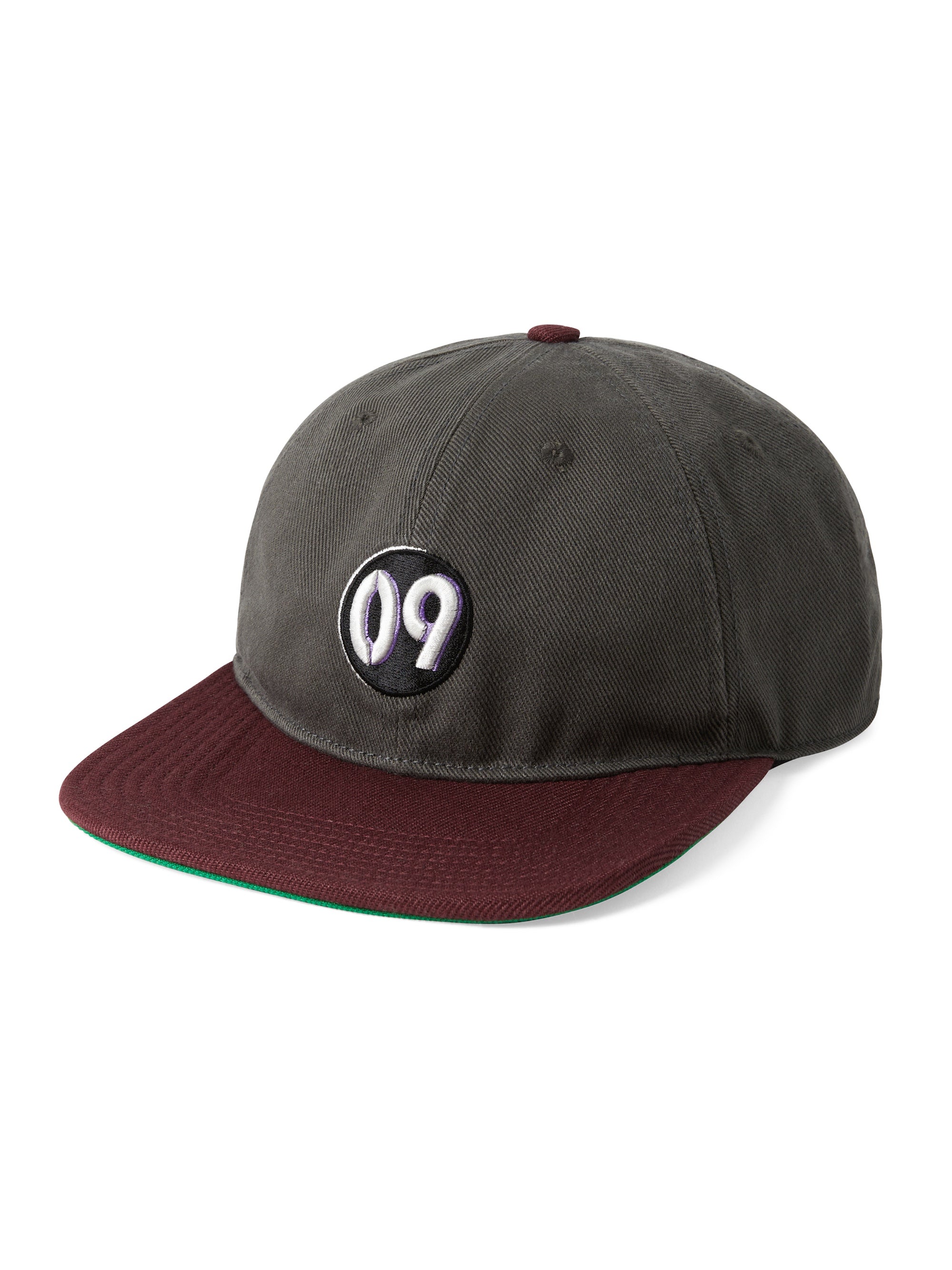 thisisneverthat - 09 Snapback Cap (Charcoal/Burgundy) product image 1 | TRAB K-Fashion Australia