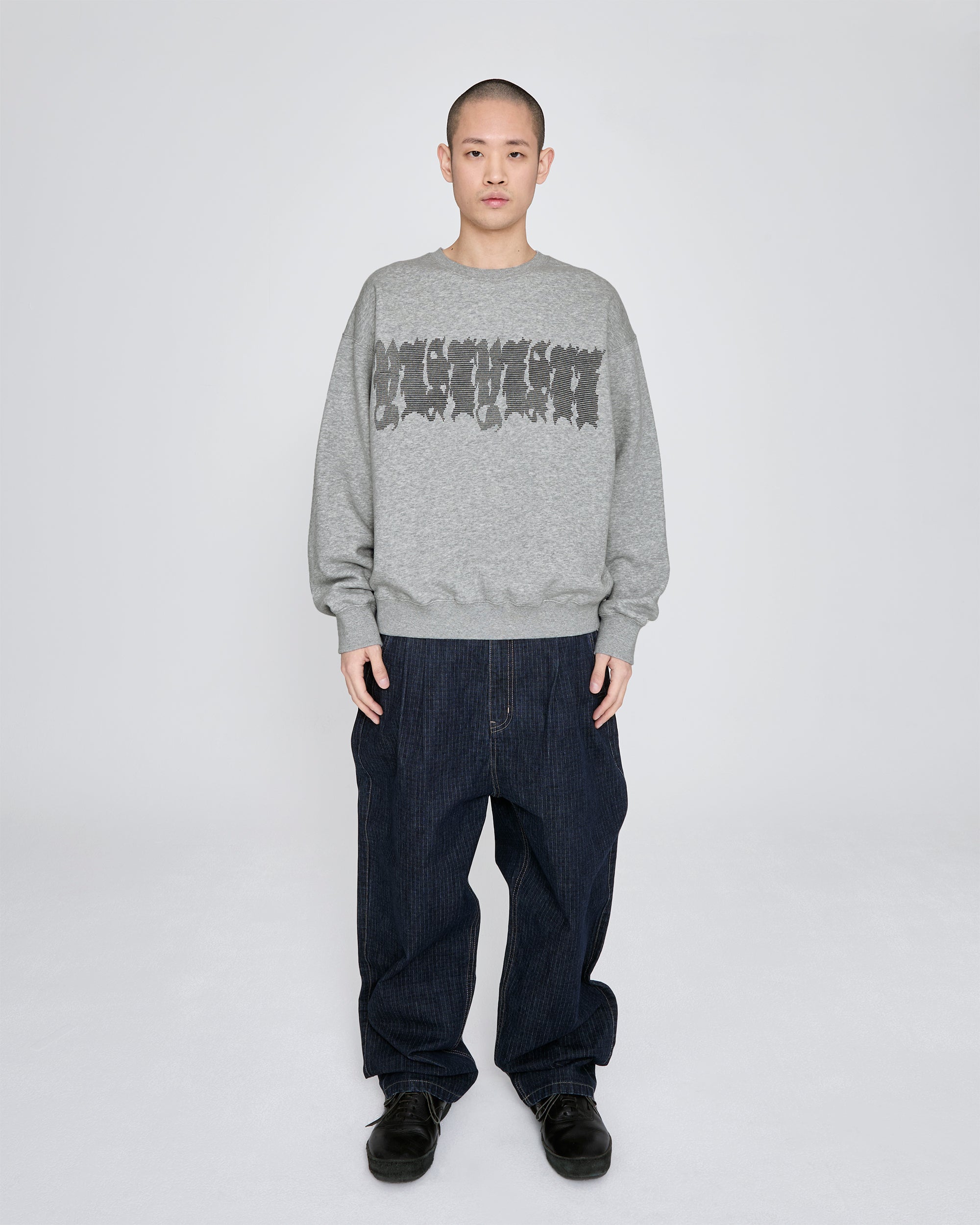 yeseyesee - Y.E.S Typo Sweatshirt (Grey) product image 7 | TRAB K-Fashion Australia