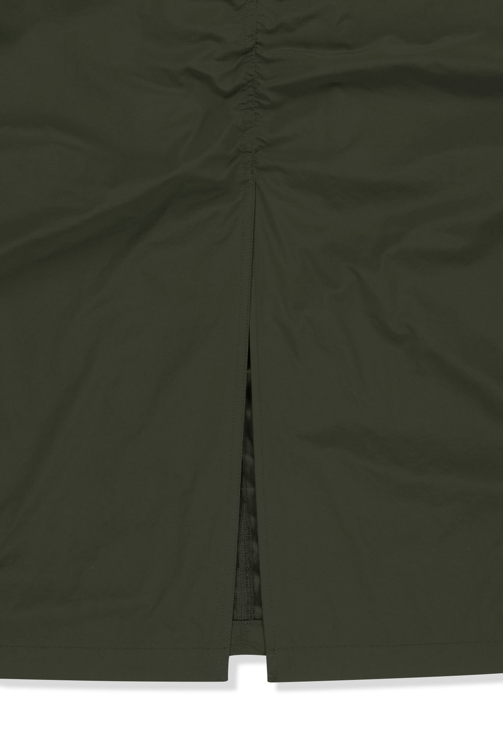 Matin Kim - Patch Pocket Shirring Nylon Skirt (Khaki) product image 5 | TRAB K-Fashion Australia