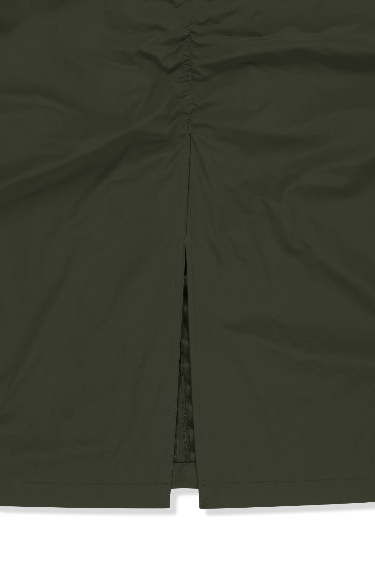 Matin Kim - Patch Pocket Shirring Nylon Skirt (Khaki) product image 5 | TRAB K-Fashion Australia